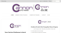 Desktop Screenshot of cannonfitness.net