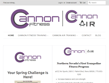 Tablet Screenshot of cannonfitness.net